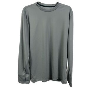 Obermeyer Men’s Gray Performance Wear Long Sleeve Base Layer Shirt-‎ Size Medium